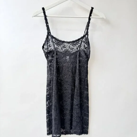 Cosabella Never Say Never Foxie Chemise Black Lace Women’s Size SP O45 - Picture 3 of 6